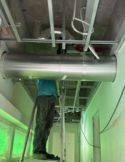 Installation of D-53 Solarspot for Toilets
