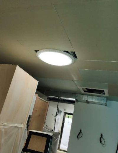 Installation of D-53 Solarspot and 5m long tubes for Level 1 kitchen with no windows